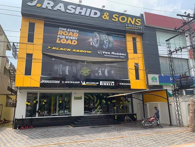J.Rashid & Sons opens Pakistan's First Tyre Flagship Store in Faisal ...