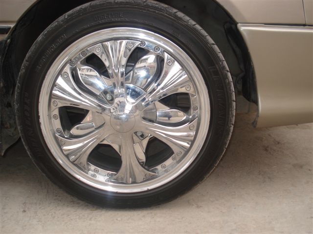 15 Inch chrome spinners with tyres for sale - Car Parts - PakWheels Forums