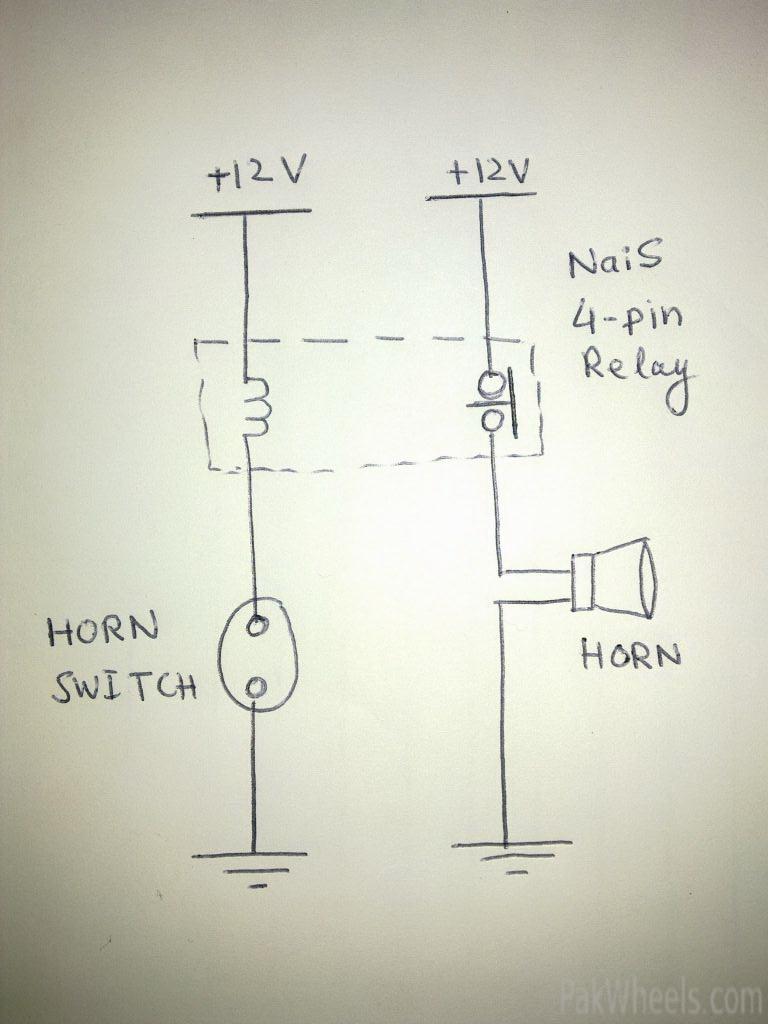 Query About Horn Circuit Mechanical Electrical Pakwheels Forums