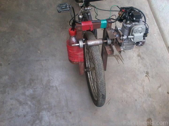 homemade motorized bike