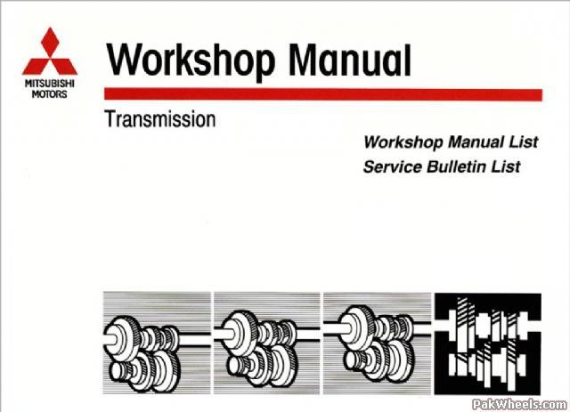 Mitsubishi Tranmission And Engine- Service Manuals - Mechanical ...