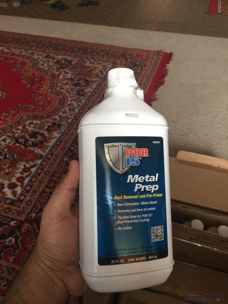 Por-15 40204 Metal Prep Rust Neutralizer and Pre-Primer (Quart)