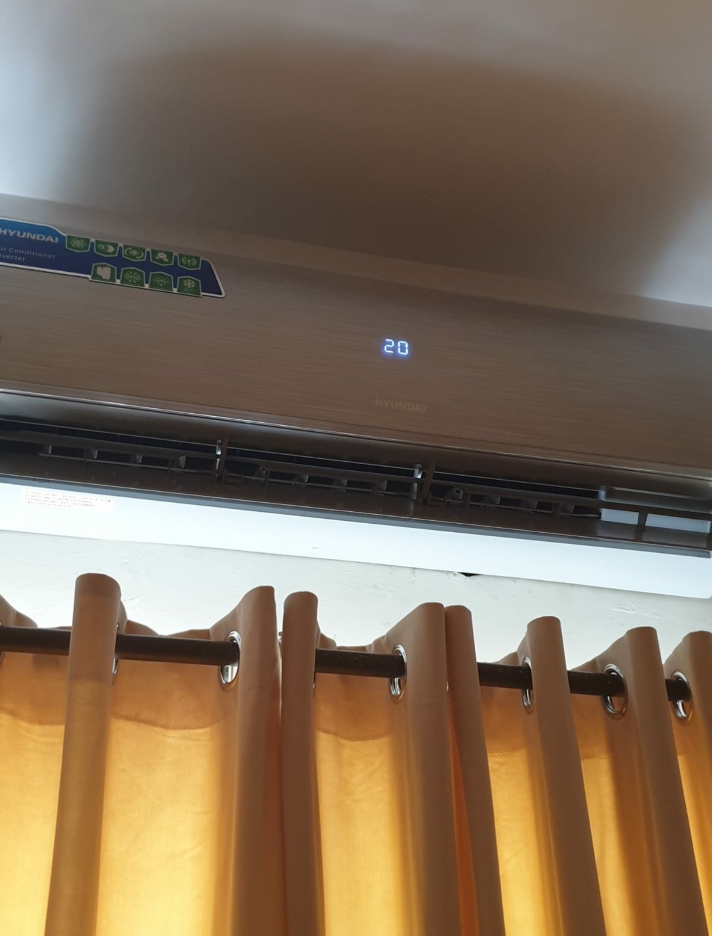 Hyundai 1 ton sales inverter ac