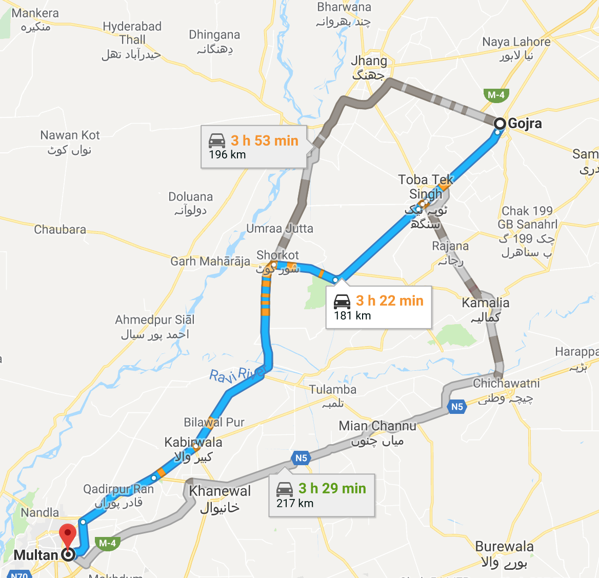 Toba Tek Singh Motorway Map Motorway M4 Replacement - Travel N Tours - Pakwheels Forums